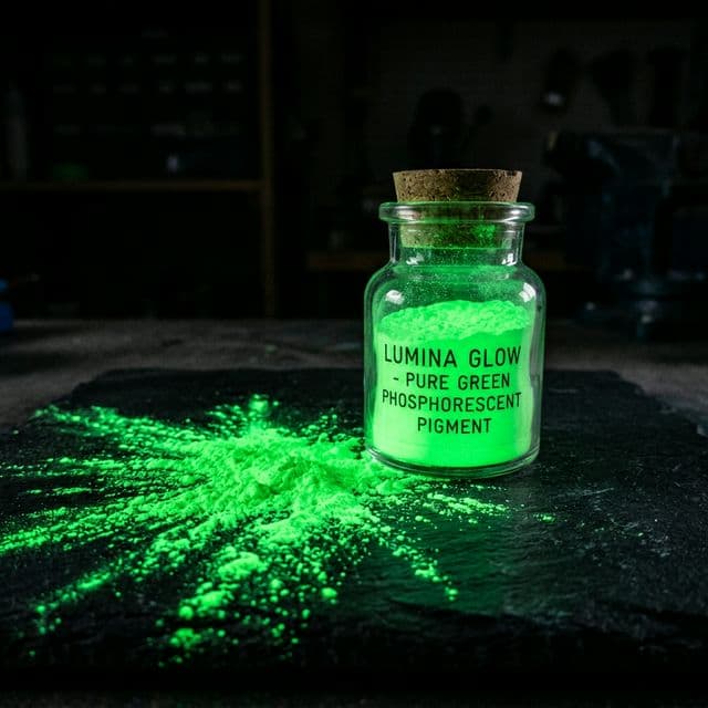Pulbere luminiscentă Verde Fosforescent