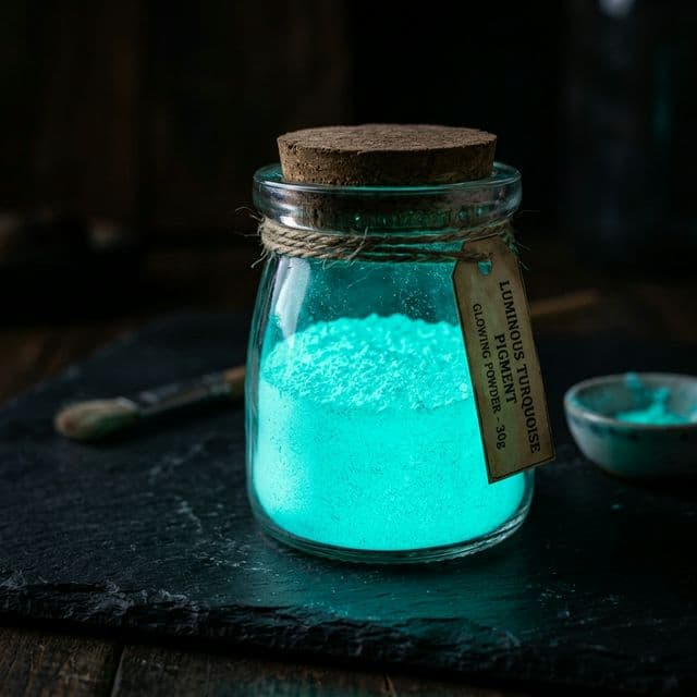 Pulbere luminiscentă Turcoaz Cosmic