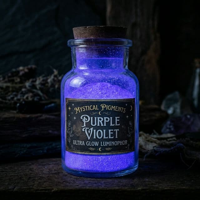 Pulbere luminiscentă Violet Mistic